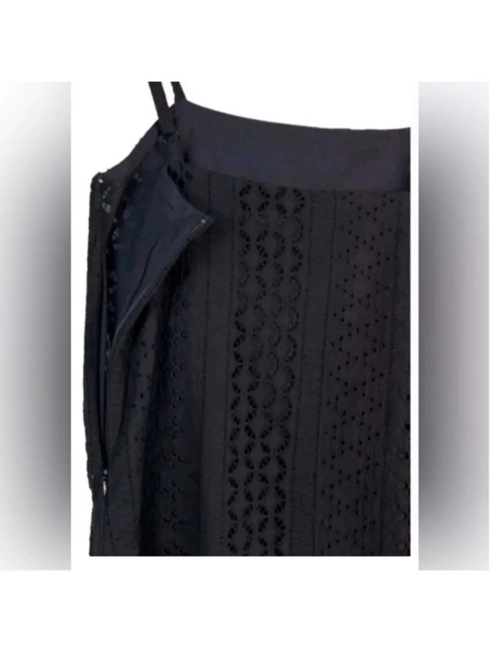 Sanctuary Black Eyelet Sleeveless MiniDress - Picture 7 of 9